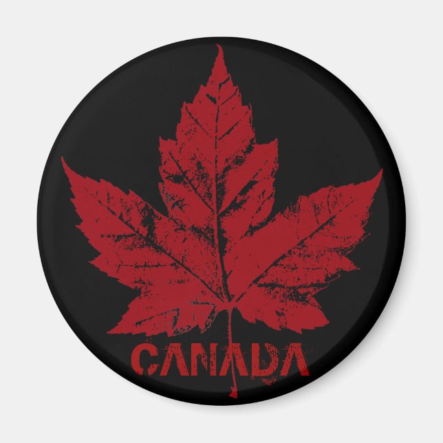 Canada Souvenir Fridge Magnet Canada Maple Leaf (Front)