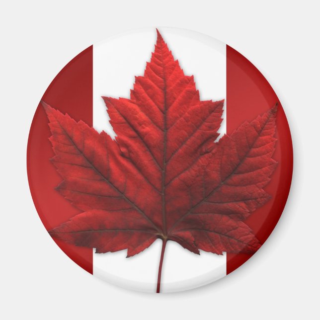Canada Souvenir Fridge Magnet Canada Maple Leaf (Front)