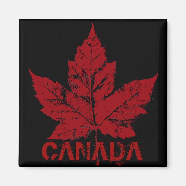 Canada Souvenir Fridge Magnet Canada Maple Leaf (Front)