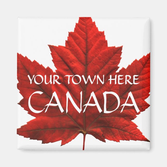 Canada Souvenir Fridge Magnet Personalized Magnets (Front)