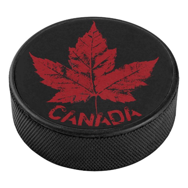 Canada Souvenir Hockey Puck Cool Retro (3/4)