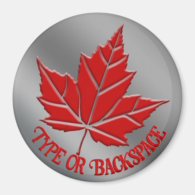 Canada Souvenir Magnets Personalized Canada Gift (Front)