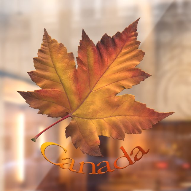 Canada Souvenir Sticker Custom Maple Leaf Decal (Sheet 2)