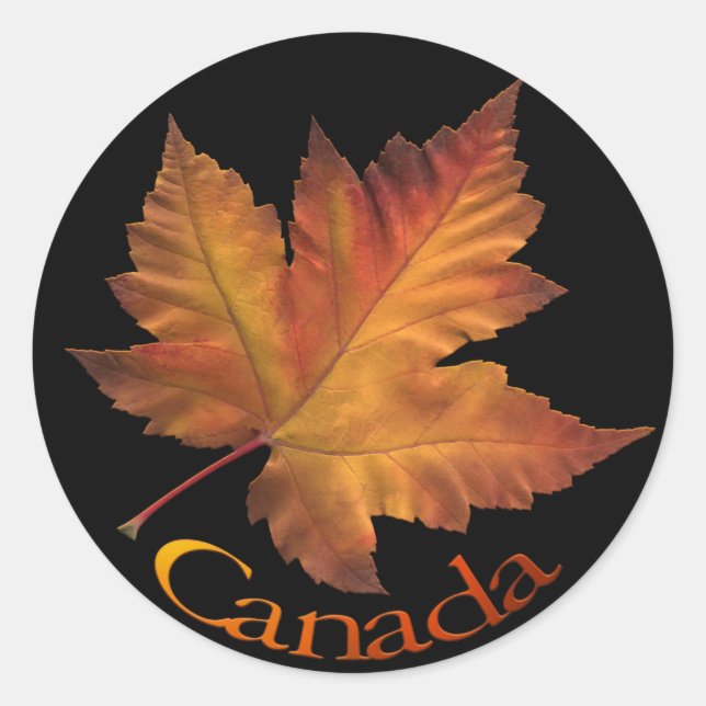 Canada Souvenir Stickers Maple Leaf Canada Sticker (Front)