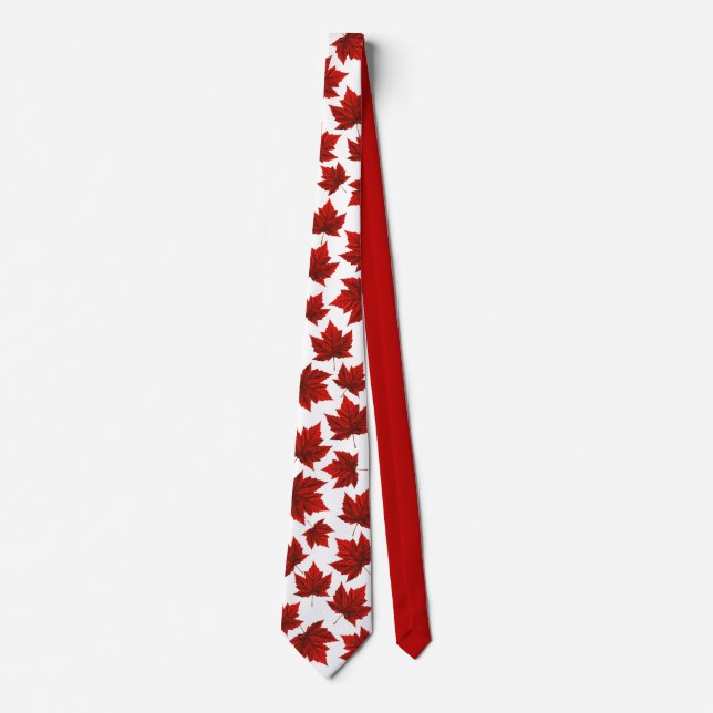 Canada Souvenir Ties Canada Flag Neckties Gifts  (Front)
