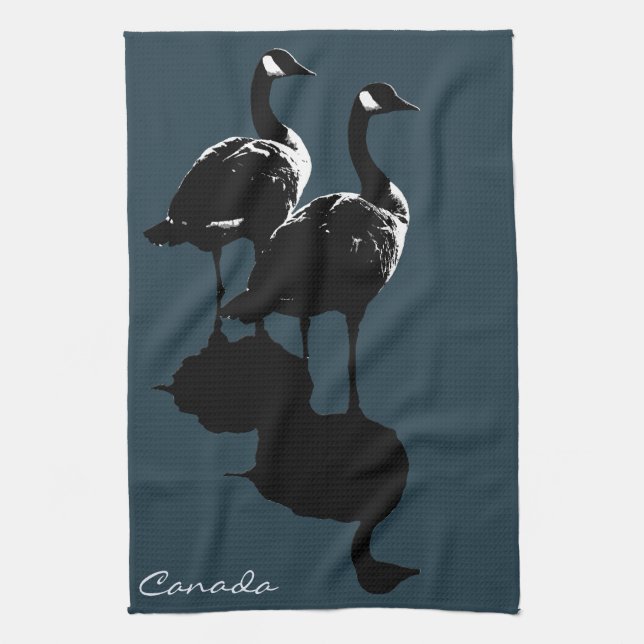 Canada Souvenir Towel Canada Goose Tea Towel Decor (Vertical)