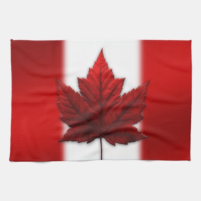 Canada Souvenir Towel Canadian Tea Towel Decor (Horizontal)
