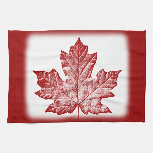 Canada Souvenir Towel Canadian Tea Towel Decor (Horizontal)
