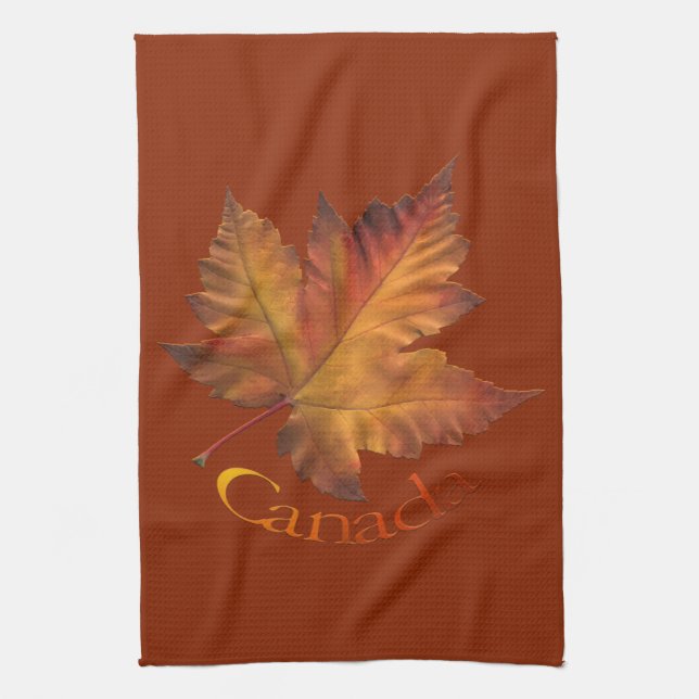 Canada Souvenir Towel Cool Canada Tea Towel Gift (Vertical)