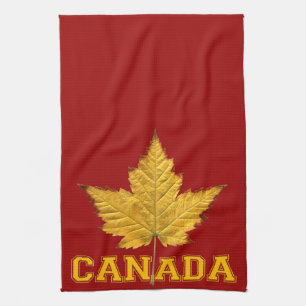 Canada Souvenir Towel Varsity Canada Tea Towel