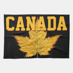 Canada Souvenir Towel Varsity Canada Tea Towel