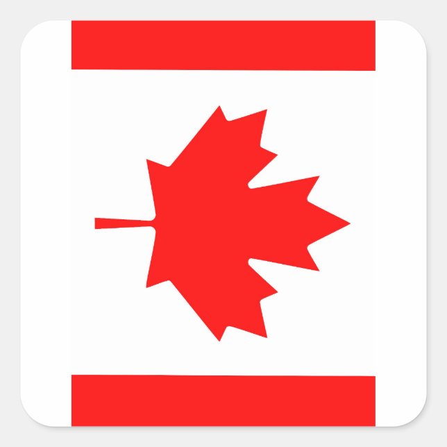 CANADA  SQUARE STICKER (Front)