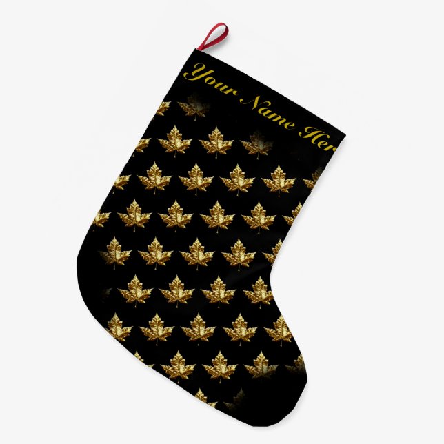 Canada Stocking Canada Christmas Stocking Custom (Front (Hanging))