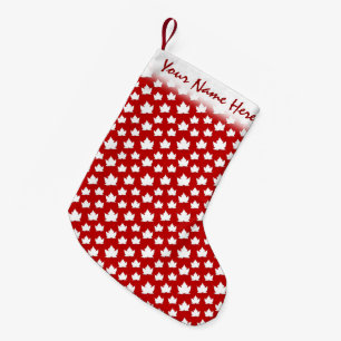 Canada Stocking Canada Maple Leaf Christmas Sock