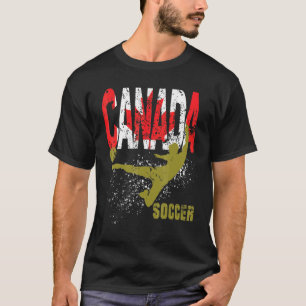 Canada Supporter Soccer Team And Football Player T-Shirt