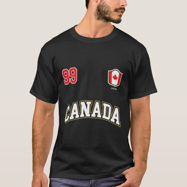 Canada Sweat - shirt à capuche Numéro 99 Équipe ca (Devant)