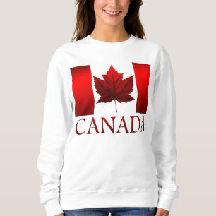Canada Sweatshirt Women's Canada Flag Shirt Custom