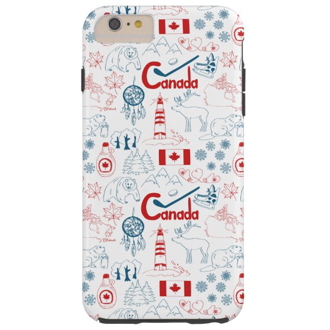 Canada | Symbols Pattern Case-Mate iPhone Case (Back)