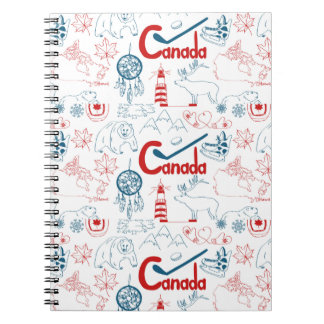 Canada | Symbols Pattern Notebook