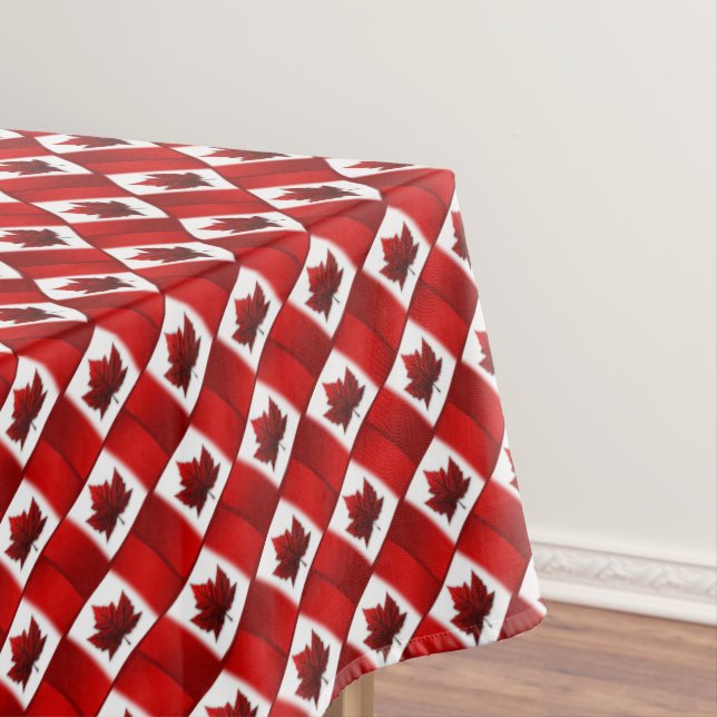 Canada Tablecloth Canada Flag Tablecloth Customize (In Situ)
