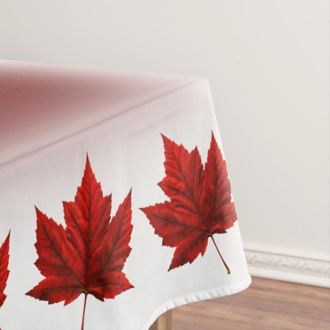 Canada Tablecloth Canada Maple Leaf Tablecloth (In Situ)
