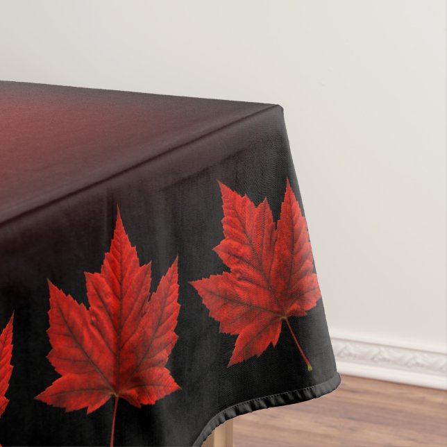Canada Tablecloth Canada Maple Leaf Tablecloth (In Situ)