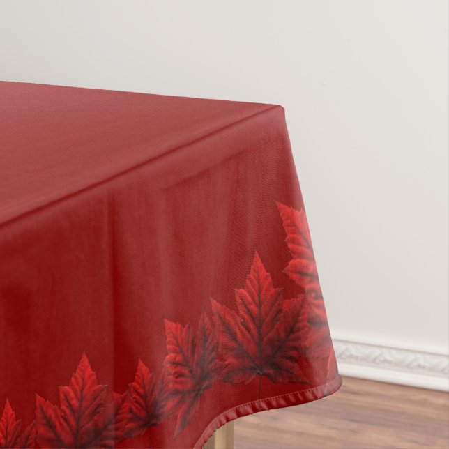 Canada Tablecloth Canada Maple Leaf Tablecloth (In Situ)