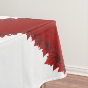 Canada Tablecloth Canada Maple Leaf Tablecloth