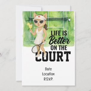 Canada Tennis player Life  is better on the court  Invitation