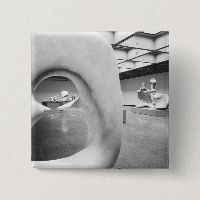 CANADA, Toronto: Art Gallery of Ontario (AGO) 2 Inch Square Button (Front)