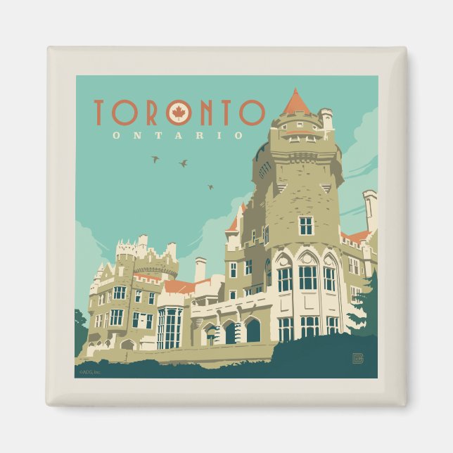 Canada | Toronto, Casa Loma Magnet (Front)