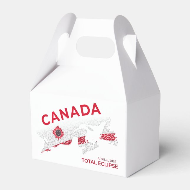 Canada Total Eclipse Favour Box (Front Side)