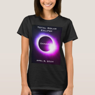 CANADA Total solar eclipse April 8, 2024 T-Shirt