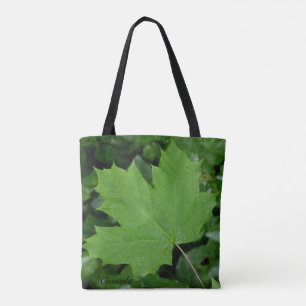 Canada Tote Bags Green Canada Maple Leaf Bags