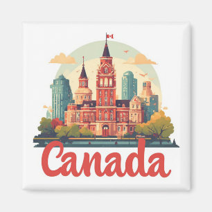 Canada Travel Keepsake For World Travelers Magnet
