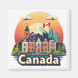 🧲 Canada Travel Keepsake Vacation Memory Souvenir Magnet