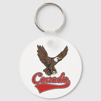 Canada Travel logo Keychain