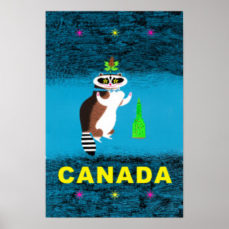 Canada travel poster