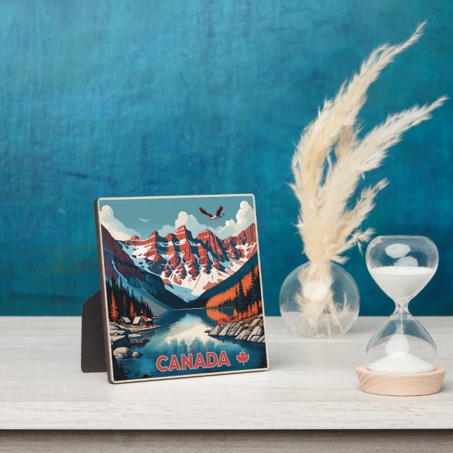 Canada Travel Poster Plaque (Insitu)