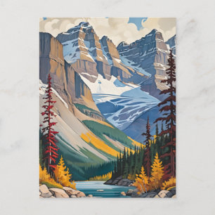 Canada Travel Poster Postcard