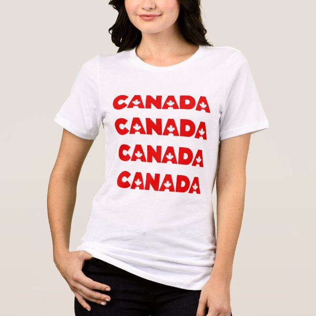 Canada Tri-Blend Shirt (Front)