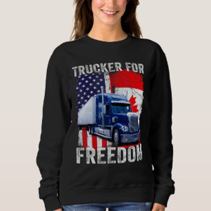 Canada Truck Freedom Convoy Canadian Trucker Rule  Sweatshirt