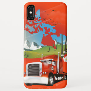 Canada Truck map travel poster iPhone XS Max Case