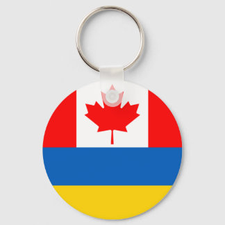 Canada Ukraine  Keychain