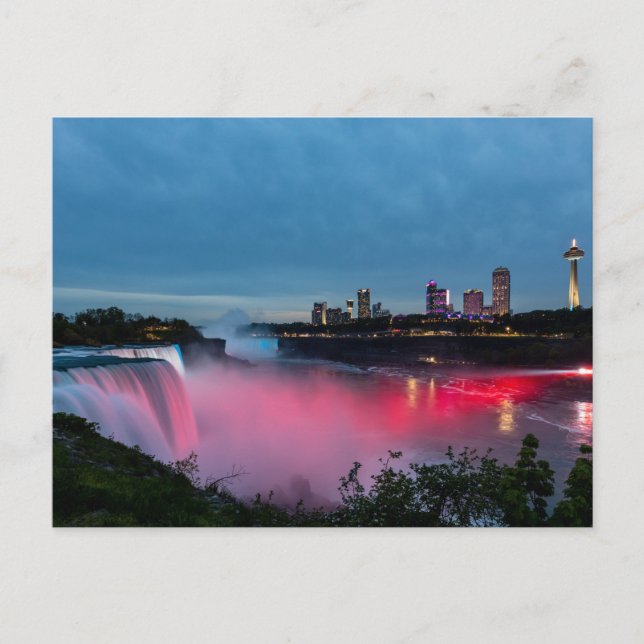 Canada-US Niagara Falls Postcard (Front)