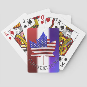 Canada USA Playing Cards Personalized Souvenirs