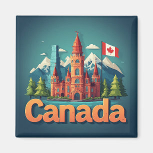 🧲 Canada Vacation Memory For Travel Lovers 🍁 Magnet