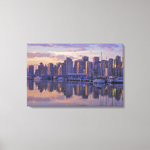 Canada, Vancouver, British Columbia. Vancouver Canvas Print