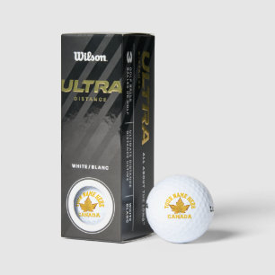 Canada Varsity Golf Balls Customized Canada Gifts