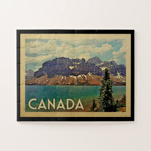 Canada Vintage Travel Jigsaw Puzzle